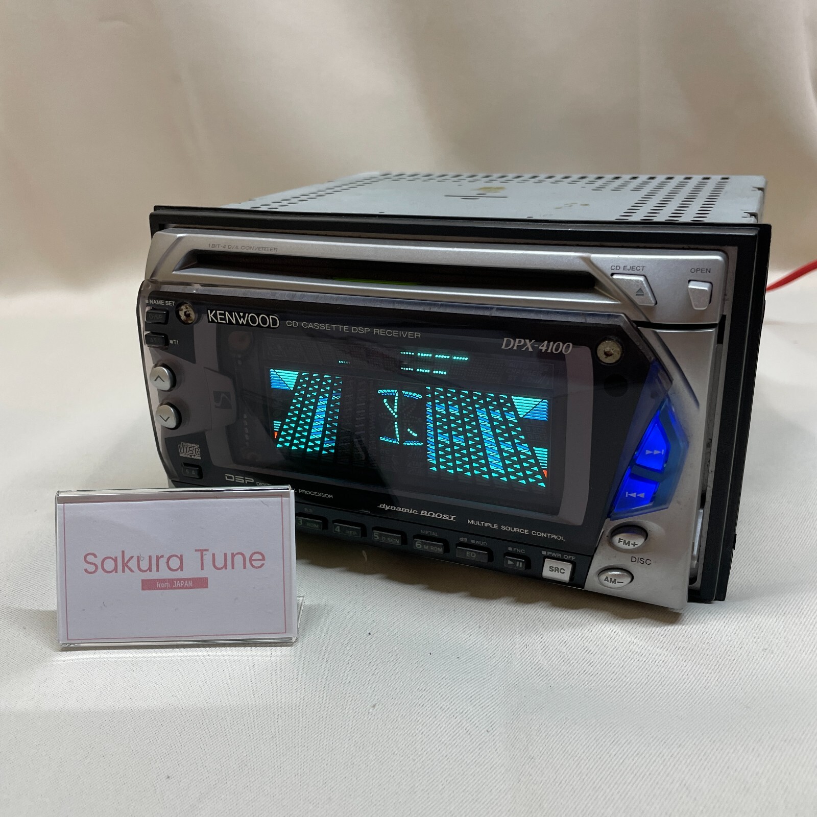 KENWOOD DPX-4100 Car Audio 2DIN type CD/Cassette DSP KENWOOD DPX-4100 Car Audio 2DIN type CD/Cassette DSP