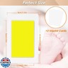 LelonHo Inkless Hand and Footprint Kit Clean Touch Ink Pad for Newborn Baby Pet Paw Print Kit(4 Ink Pads,8 Imprint Cards) (4 Pack Yellow)