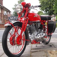 1950 Vincent Rapide Classic Vintage In Chinese Red, Buff Logbook, Correct No's