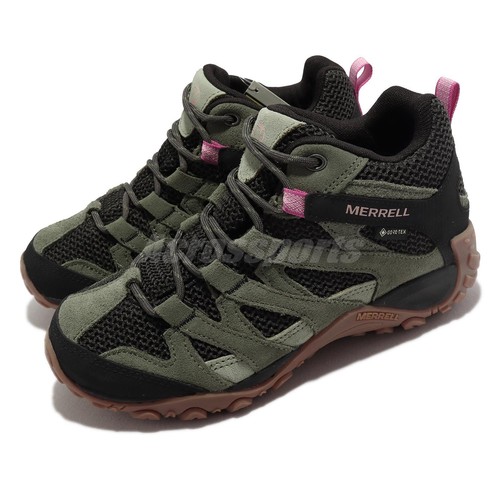 

Merrell Alverstone Mid GTX Gore-Tex Lichen Green Women Outdoors Hiking J135206, Зеленый, Alverstone Mid Gtx