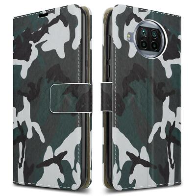 For Xiaomi Redmi Note 9T 5G Case Leather Wallet Stand Phone Cover + Screen Glass