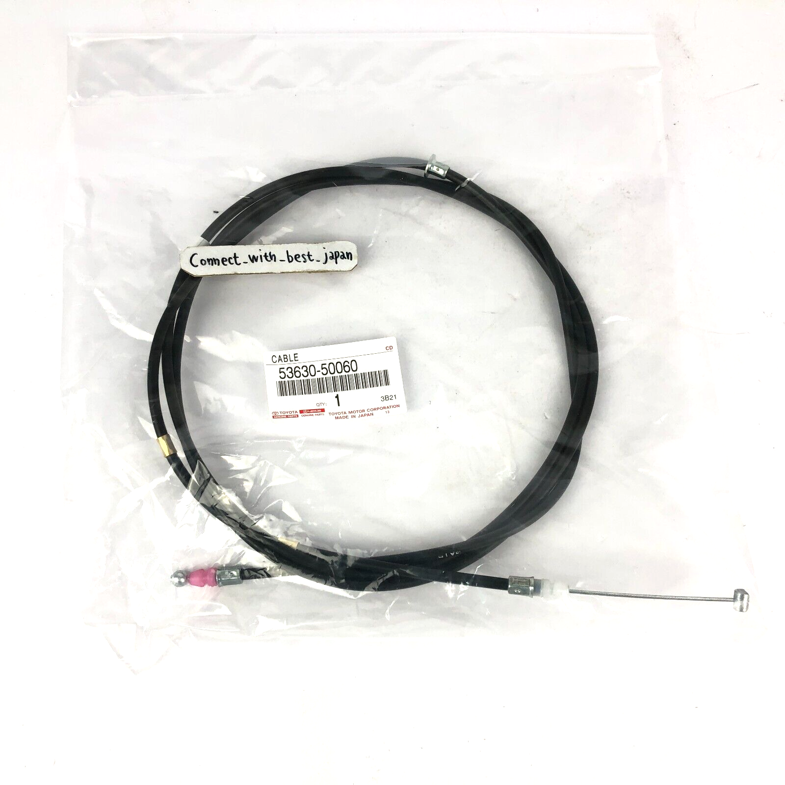 葵2508W4 TOYOTA Genuine Hood Latch Release Cable Assy 2001-2006 LS430