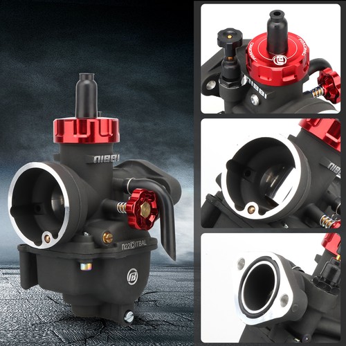 NIBBI Racing Carburetor PE22mm Flange For 110cc 125cc 140cc Lifan Apollo KLX SSR