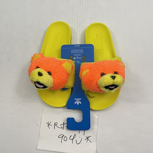 Womens Size 7 Adidas JS Adilette Jeremy Scott Teddy Bear