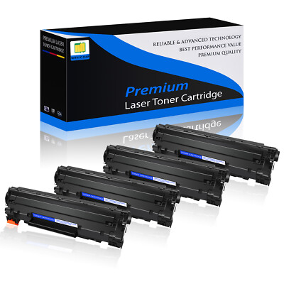 1-4PK CRG125 For Canon 125 Toner Cartridge ImageClass LBP6030W LBP6030 LBP6000