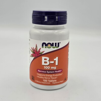 Now Foods B-1 100mg 100 Tablet