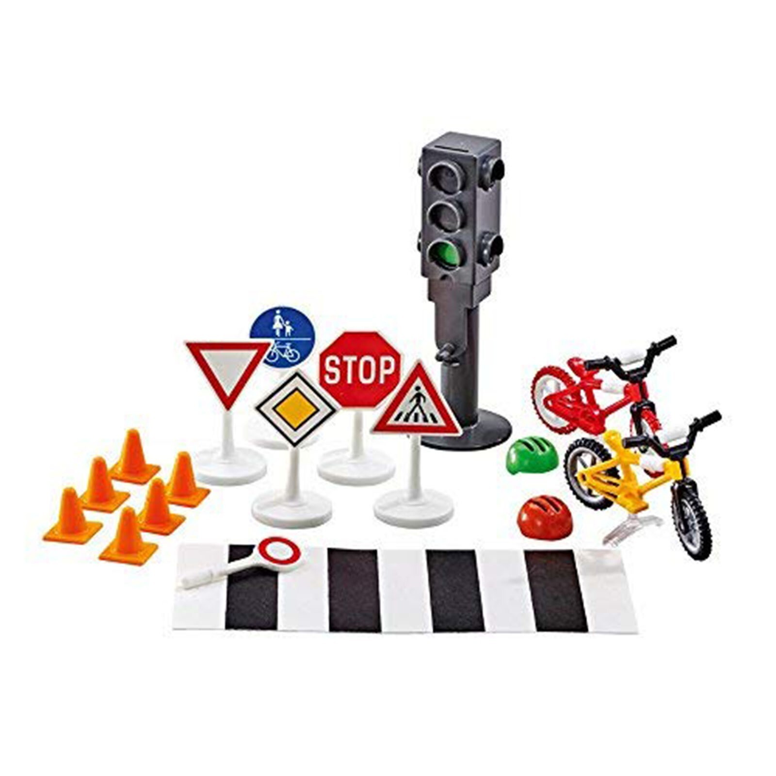 Игровой набор Playmobil для обеспечения безопасности дорожного движения, Строительный набор 9812, НОВЫЙ В НАЛИЧИИ