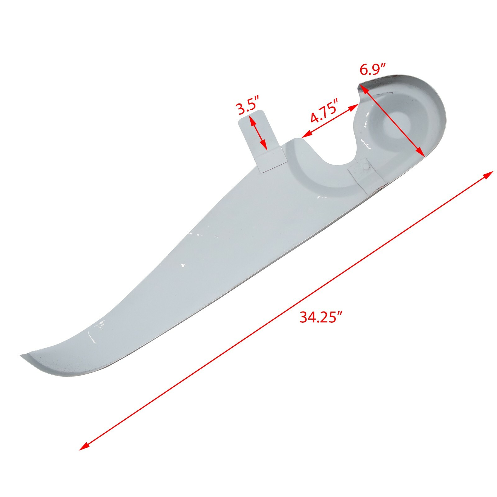 Indian Chief Rigid Frame 1936-39 Chain Guard Cover Steel Primer Coated 