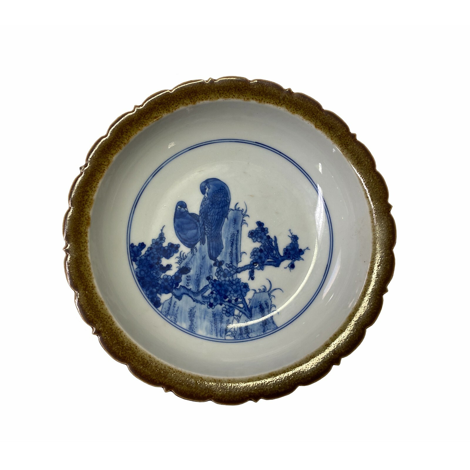 Chinese Blue White Flower Birds Theme Porcelain Charger Plate ws1790S Chinese Blue White Flower Birds Theme Porcelain Charger Plate ws1790S