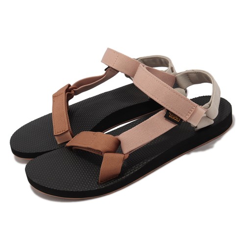 

Teva W Original Universal Brown Black Женские повседневные сандалии с ремешком 1003987-MSRM, Коричневый, W Original Universal