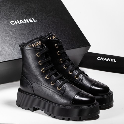 CHANEL シャネル ブーツ 黒 EU37 1/2(24cm位) 4100124M0097 $_12.JPG?set_id=880000500F