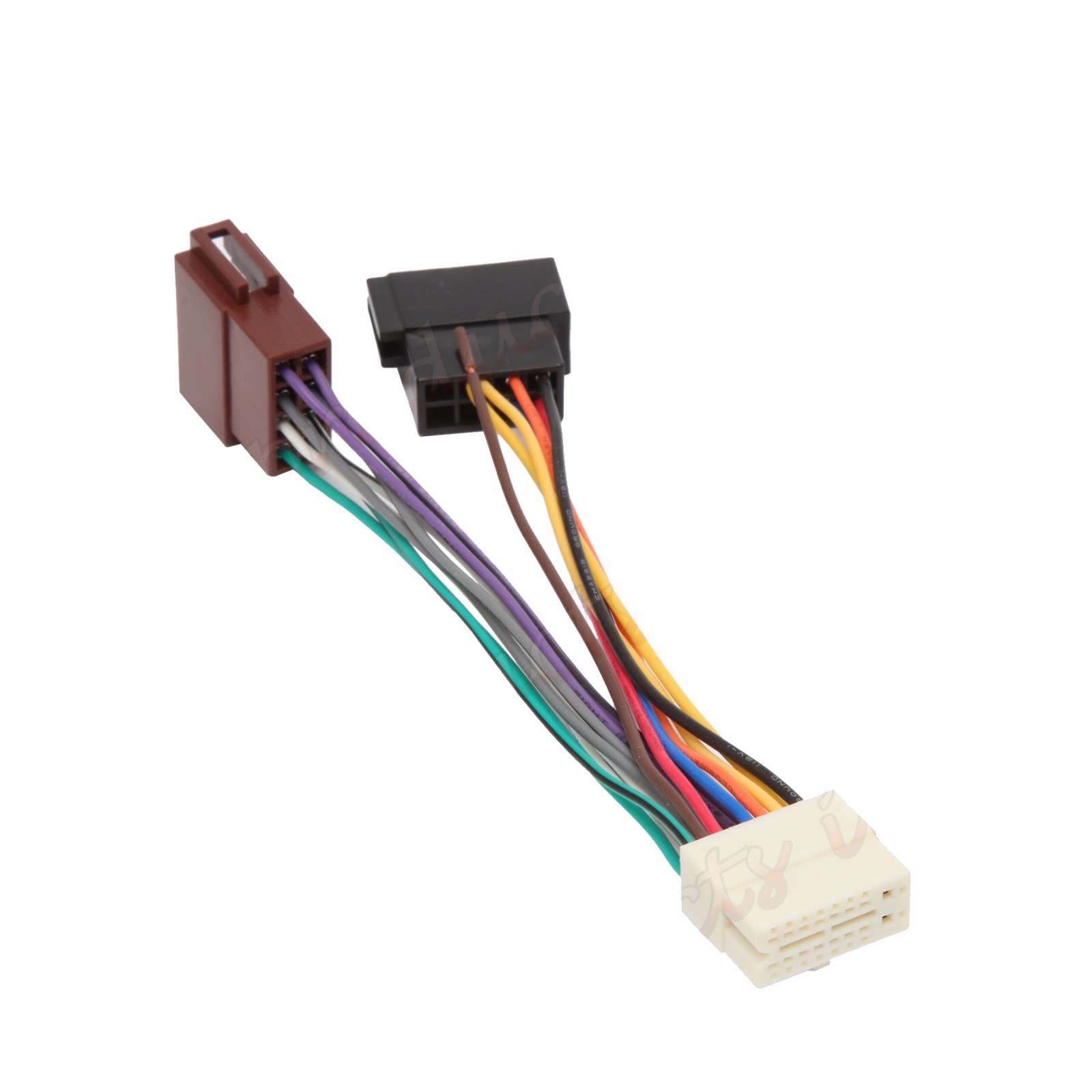 Clarion 16 PIN Car Stereo Radio ISO Wiring Harness Connector Adaptor