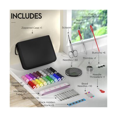 Coquimbo Sewing Kit Gifts for Mom Grandma Women Men Adults Kids Teens Beginne...
