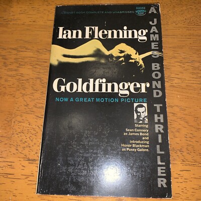 Goldfinger Vintage 1959 Ian Fleming James Bond D2052  22nd Printing Signet VGC