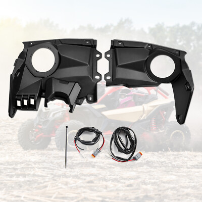 6.5'' Front Dash Speaker Pods Stereo System For 2017-2024 Can Am Maverick X3 Max