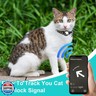 AgoumLux Cat Collar with Airtag Holder, Reflective Cats Collar Breakaway with Bell, Pet Tracker Compatible with Apple Air Tag for Kittens and Puppies, Black, XS(7-9 Inch)