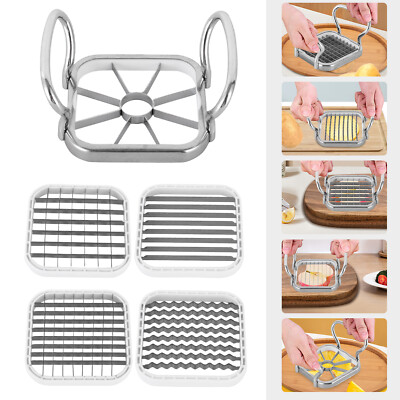 Potato Fries Cutter Manual French Fry Vegetable Fruit Slicer Kitchen Tool New