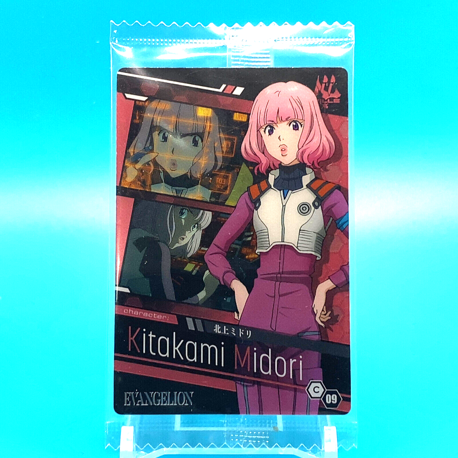 ミドリイシさん、 Midori Kitakami No.C-09 Evangelion Card Bandai Japanese