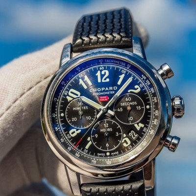 Chopard Mille Miglia Chrono Watch 8589 168589-3002 42mm Automatic, Black, w/ Box