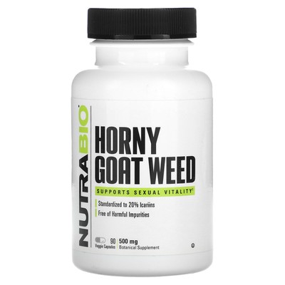 Horny Goat Weed, 500 мг, 90 растительных капсул