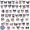 50pcs Cartoon Kurom Stickers for Kids, Vinyl Waterproof Decal for Water Bottle Laptop Toy Sticker for DIY Decorate Bumper Phone Hard Hat Kids Teens Gifts (Kurom)