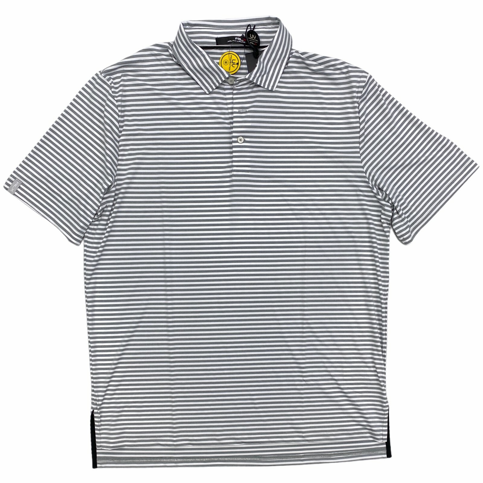 

RLX Ralph Lauren Мужская рубашка-поло для гольфа Stretch Fit Wicking UV Protection Серая, Серый, Spyglass Polo