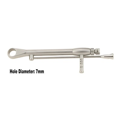 Implant Torque Wrench Ratchet Latch Manual Shank Driver Adapter 7mm Universal