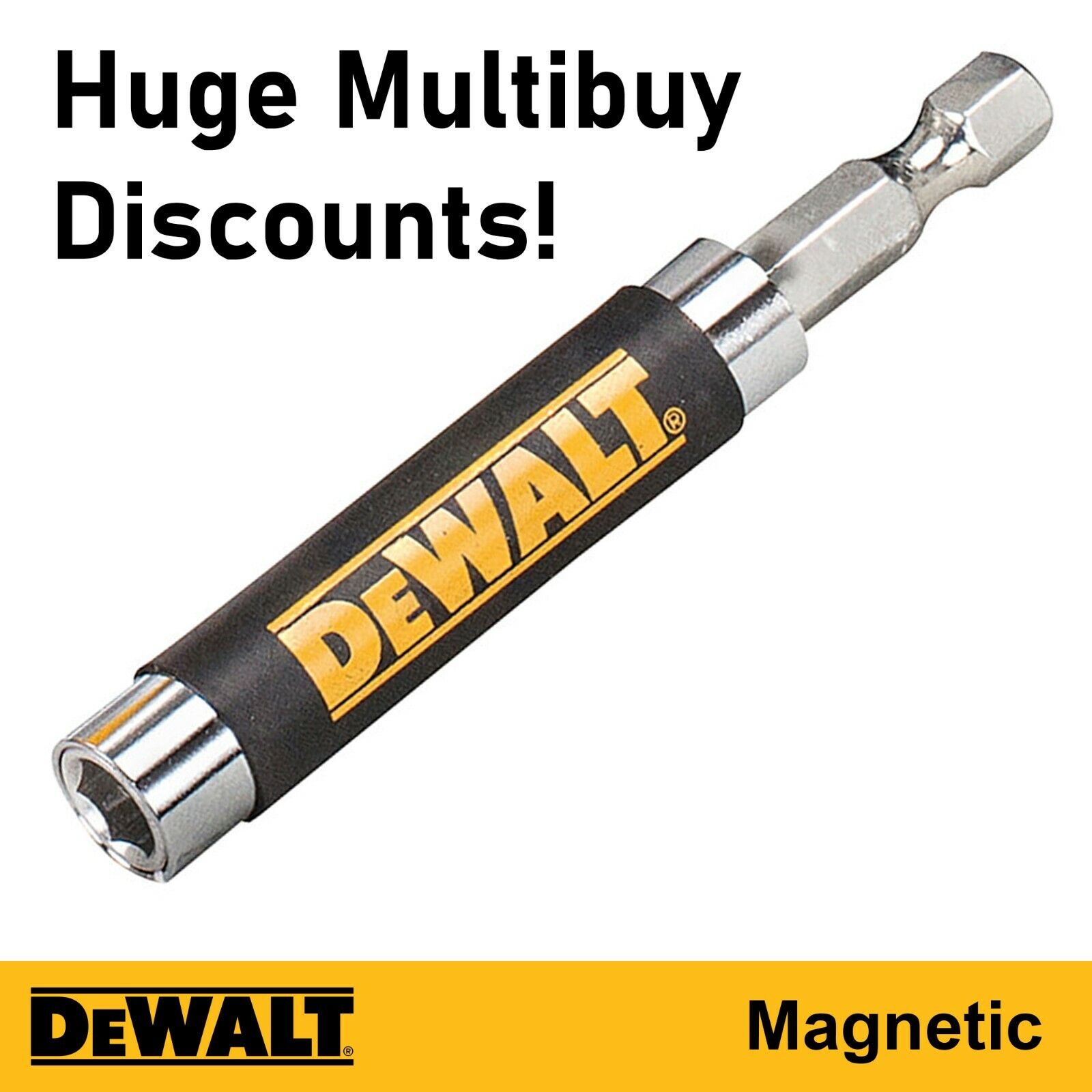 DeWALT Bit Holder Magnetic Screw Screwdriver Hex Sleeved DeWALT Bit Holder Magnetic Screw Screwdriver Hex Sleeved