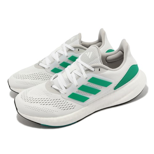 

Adidas Pureboost 22 BOOST Белый Зеленый Серый Мужчины Кроссовки Кроссовки HQ8588, Pureboost 22