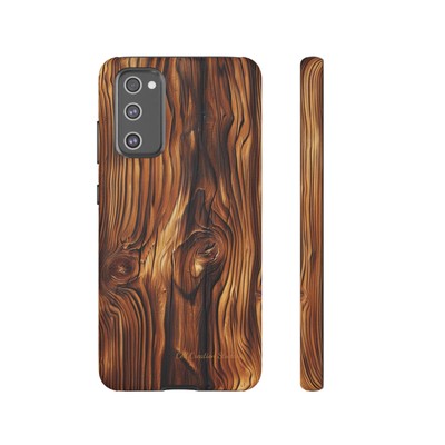''Wood Grain Elegance'' Tough Samsung Galaxy Cases