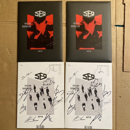 SF9 Feeling Sensation 1st Single 全員サイン入 Amazon.com