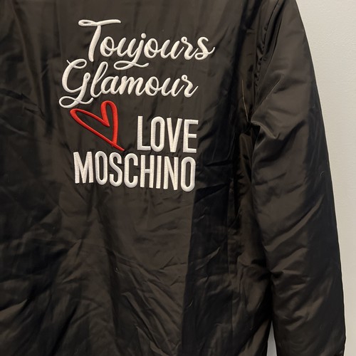 Pre-owned Moschino Love  Reversible Red/ Bluejacket Size 40 Usa 4 In Red/blue