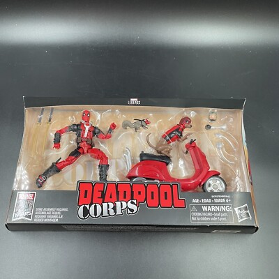 2018 Marvel Legends Ultimate Riders Deadpool Corps 80 Years 6  W/Scooter Dogpool