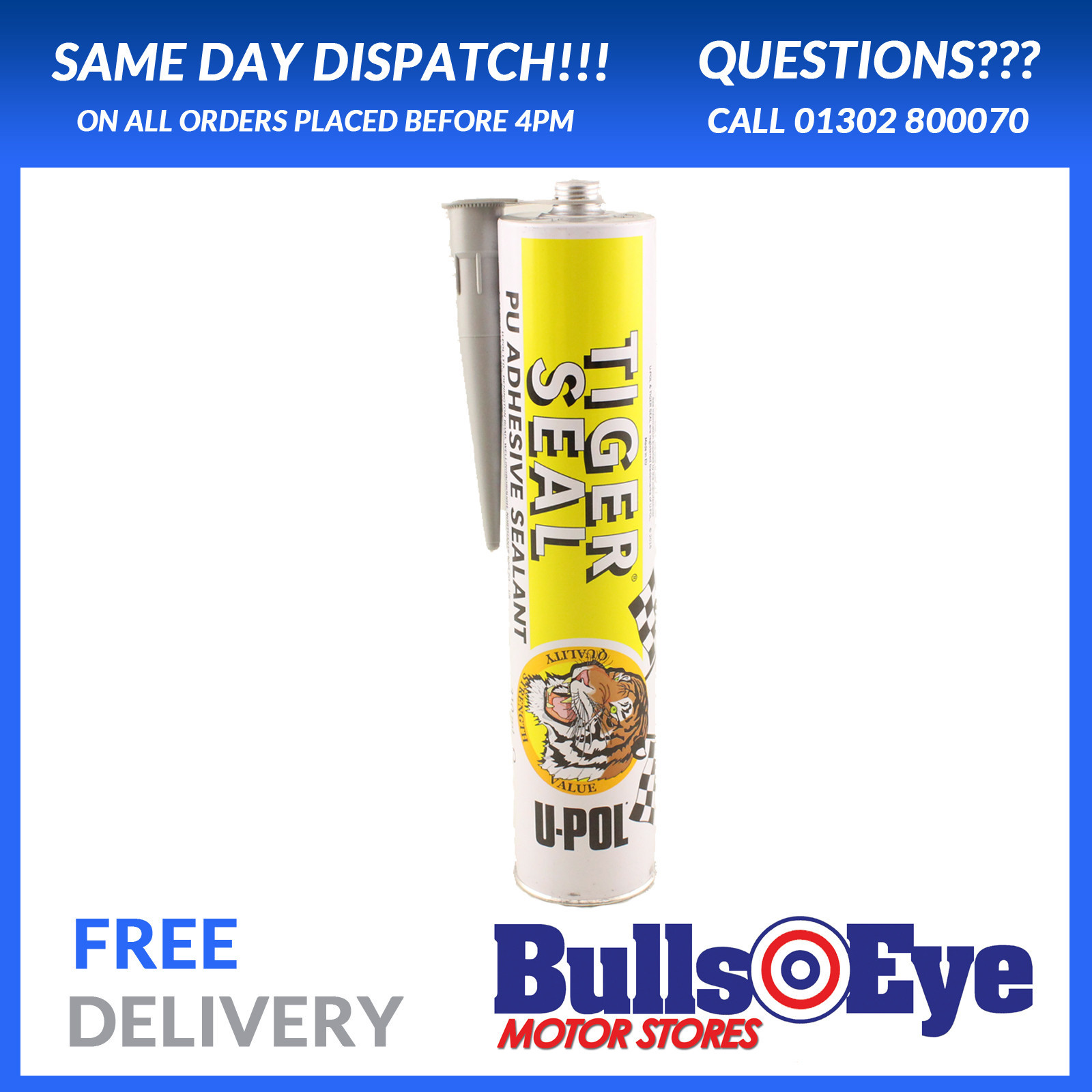 Upol Grey Tiger Seal Pu Adhesive Sealant Glue Tigerseal Panel Car