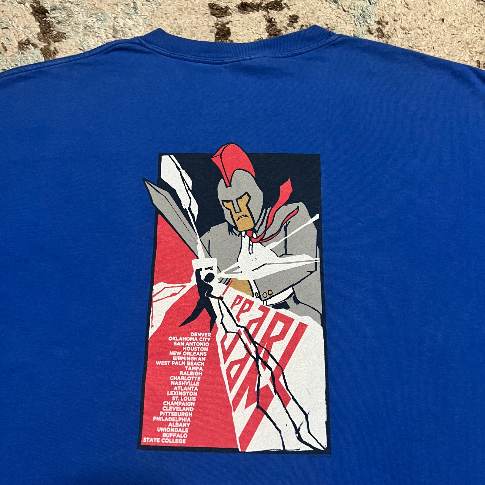 Vintage Pearl Jam 02/03 Spartan Tour Shirt Size XL Band Tee