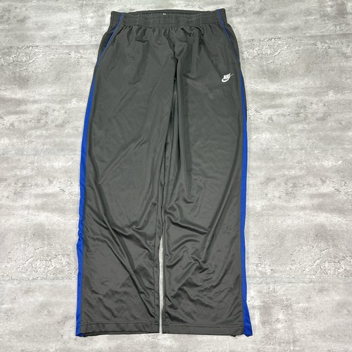 パンツ 2000's archive nike side buggy pants y2k Vintage Nike Grey Blue Track Pants Swoosh Logo Baggy Y2K