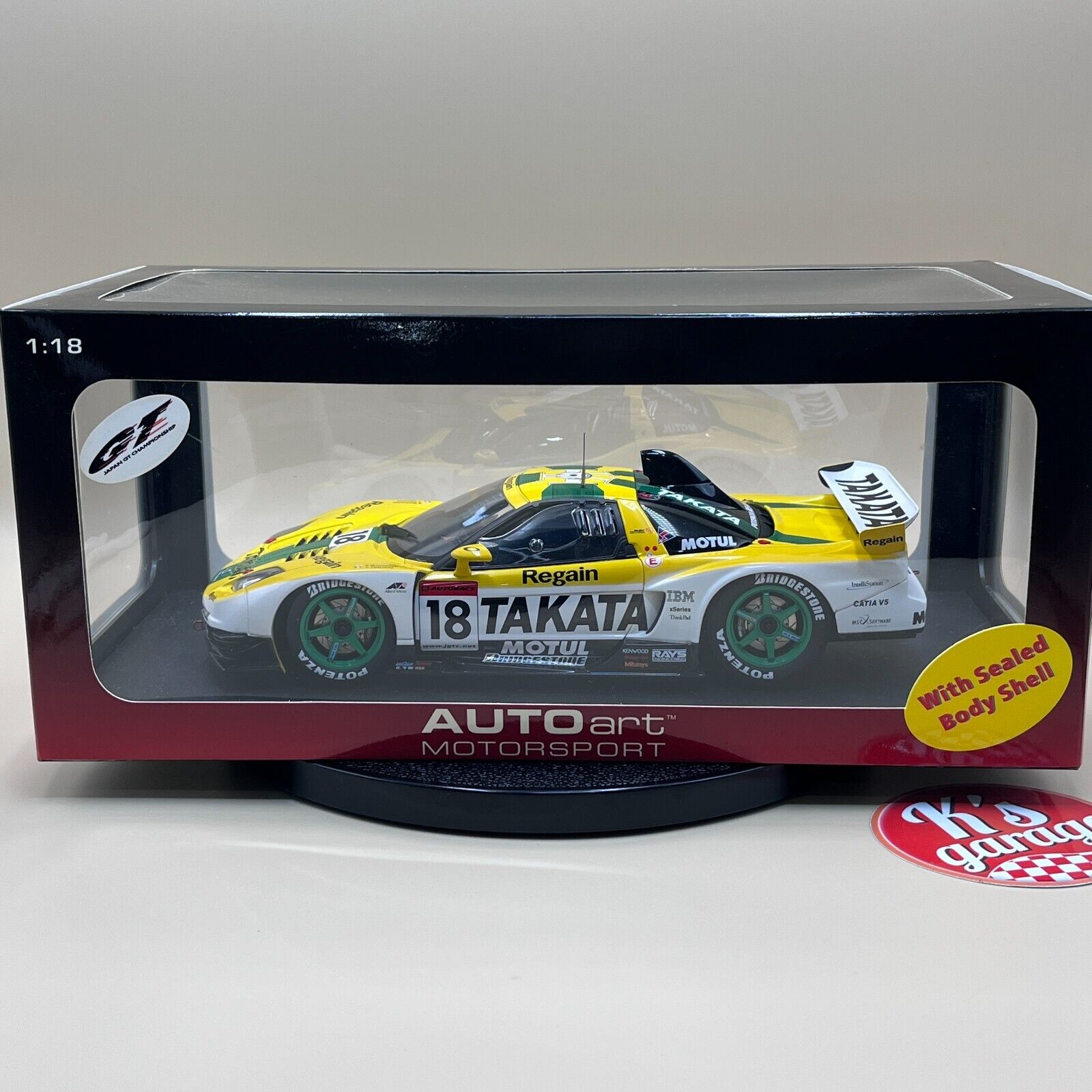 AUTOart 1:18 Honda NSX 2003 JGTC GT500 TAKATA DOME NSX #18