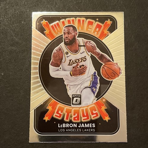 2021-22 Donruss Optic Lebron James Winner Stays Insert Card