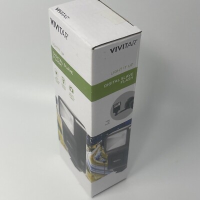 Vivitar V319AF Digital Concepts Slave Flash With Bracket For Digital Camera NEW