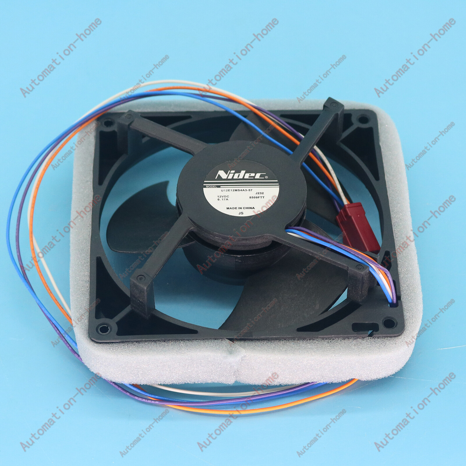 1PC NIDEC U12E12MS4A3-57 J232 12V 0.17A waterproof mute cooling