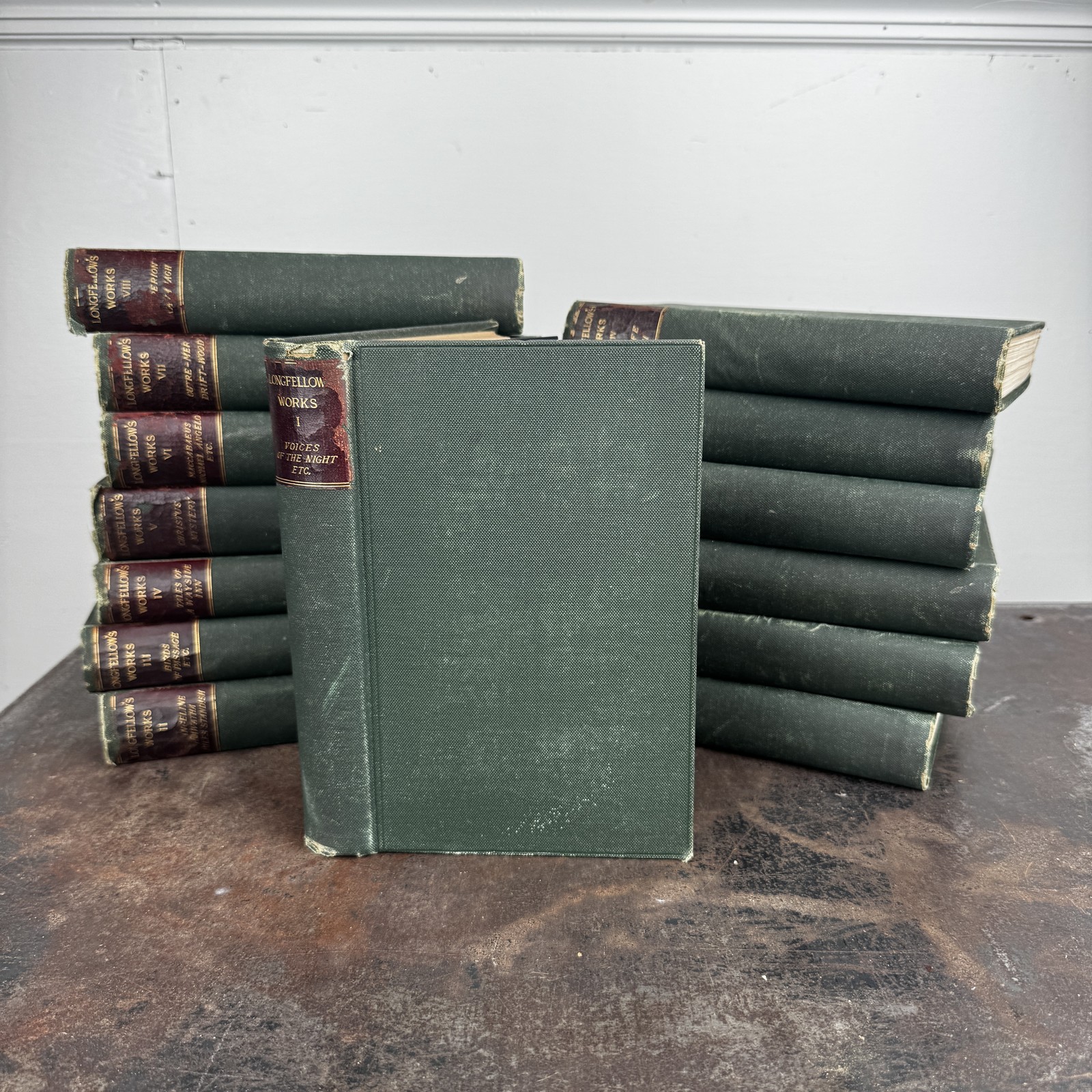 THE WORKS OF HENRY WADSWORTH LONGFELLOW Riverside Press 14 Vol. Hardcover Set