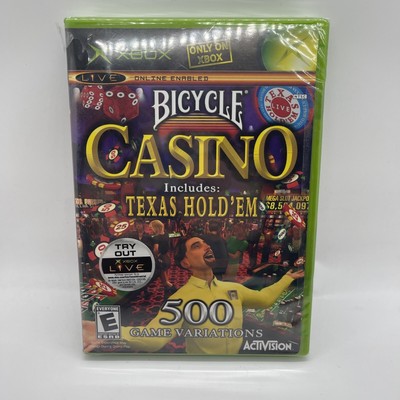 Bicycle Casino with Texas Hold'em (Microsoft Xbox, 2004) BRAND NEW SEALED GAME