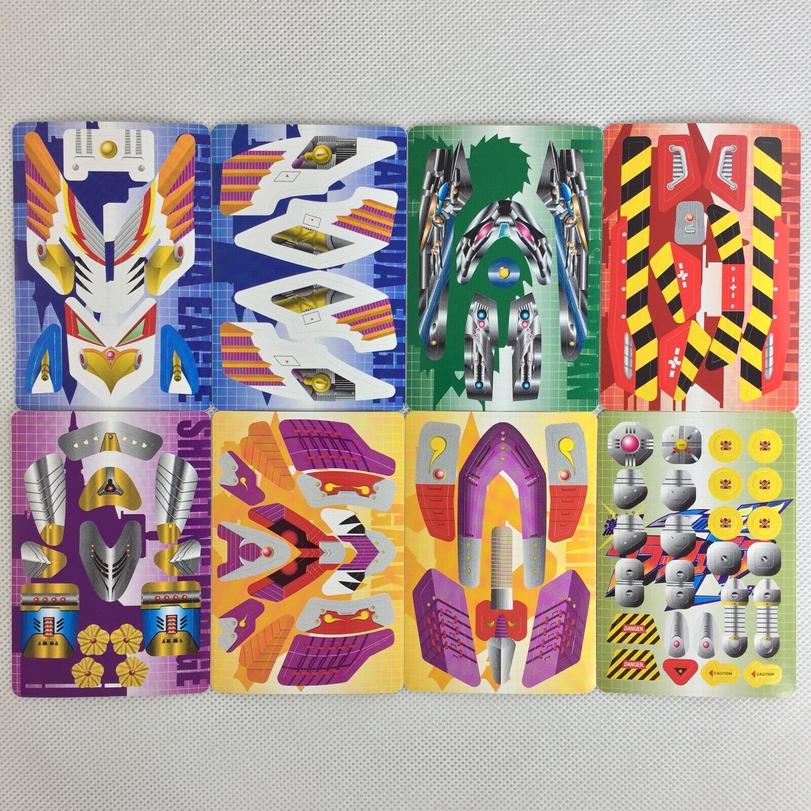Crush Gear Turbo Carddass 8+36 Regular Seals & Cards Crush Gear Turbo Carddass 8+36 Regular Seals & Cards