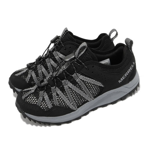 

Merrell Wildwood Aerosport Black Grey Women Outdoor Water Trail Shoes J036152, Черный, Wildwood Aerosport