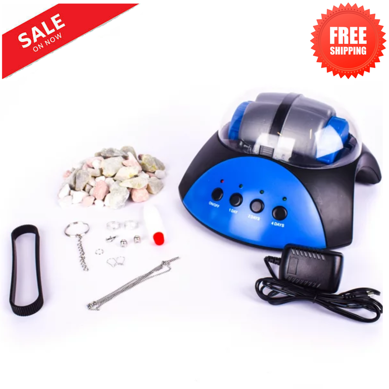 Maxx Explore Rock Tumbler Kit Durable Gem Polisher Children 