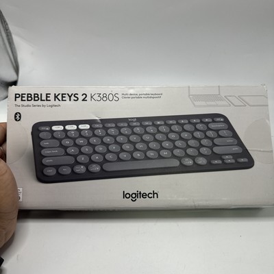 Logitech K585 Multi-Device Slim Wireless Keyboard, Built-in Cradle - Graphite