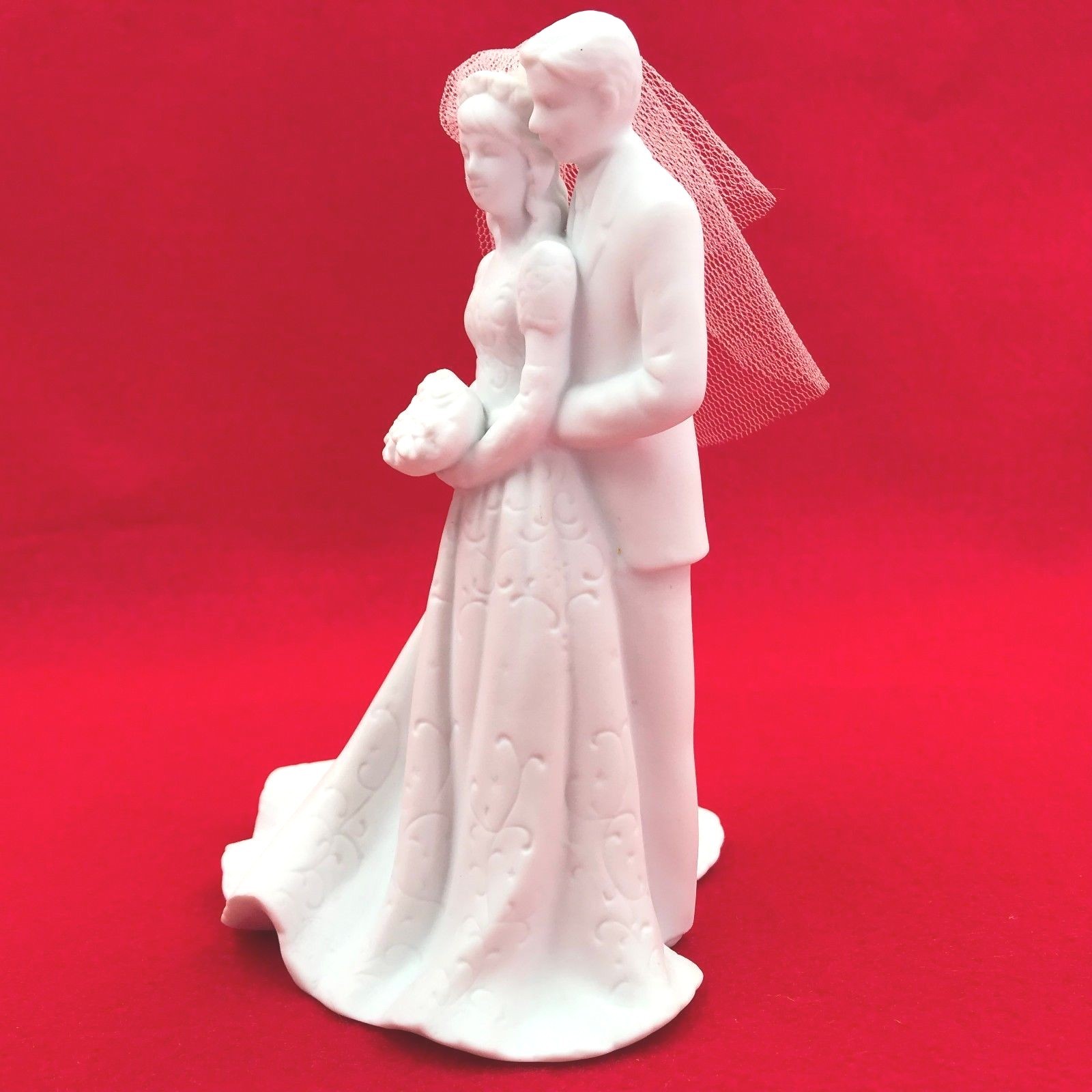 Lace Illusions Porcelain Wedding Couple 6 1/2