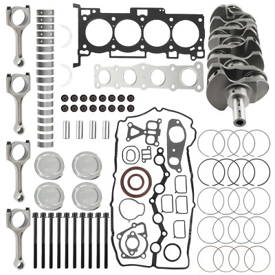 G4KE Engine Overhaul Rebuild Kit Crankshaft & 4X Conrods For Hyundai KIA 2.4L