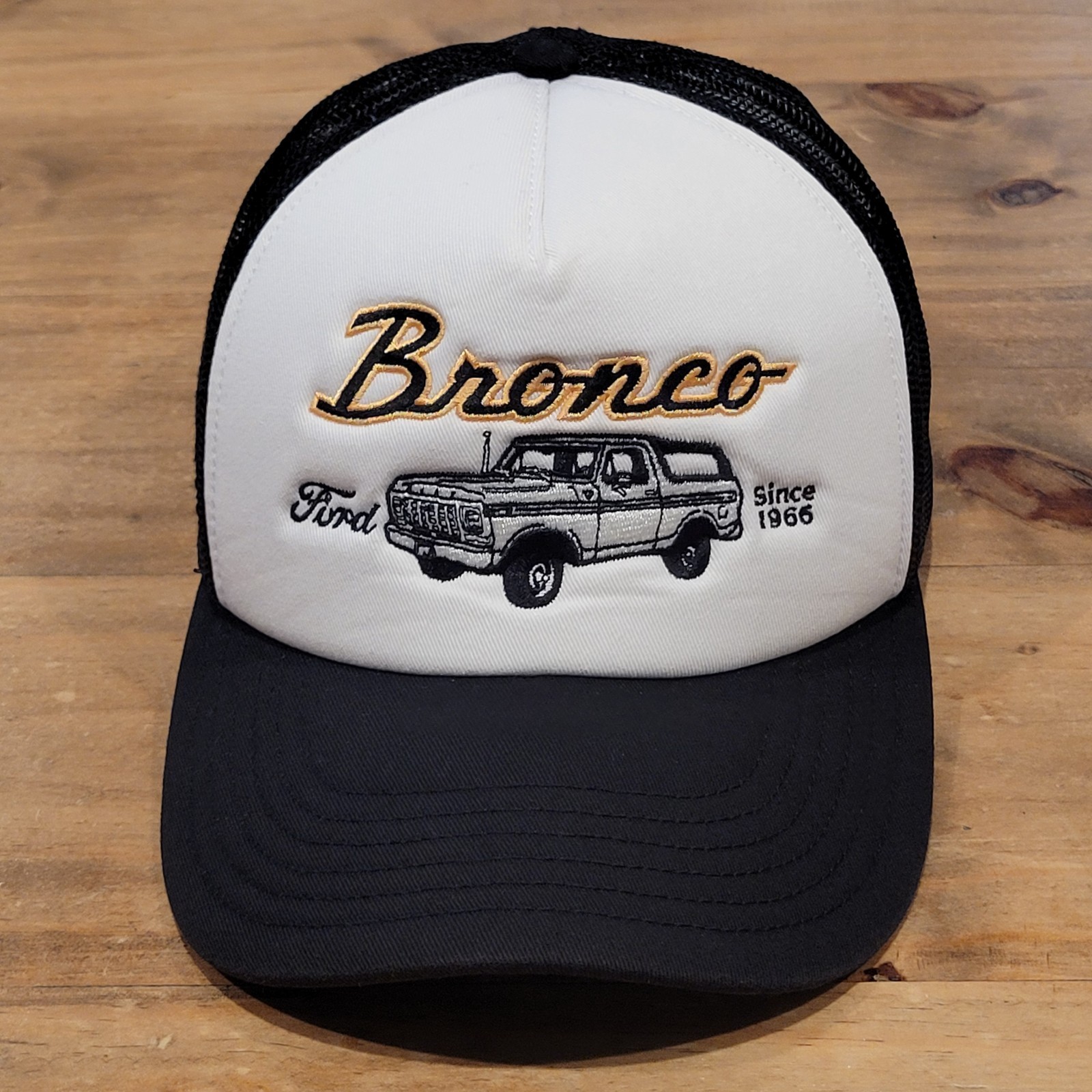 Ford Bronco Hat Cap Snapback American Eagle Trucker Mesh Foam Car Truck