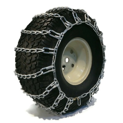Pair of 2 Link Tire Chains 15x5x6 for Cub Cadet Snow Blower, Thrower & Lawnmower